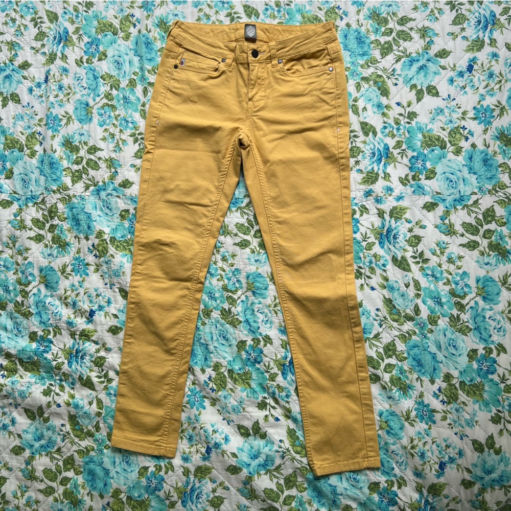 Stio Women’s Canvas Pants- mustard yellow